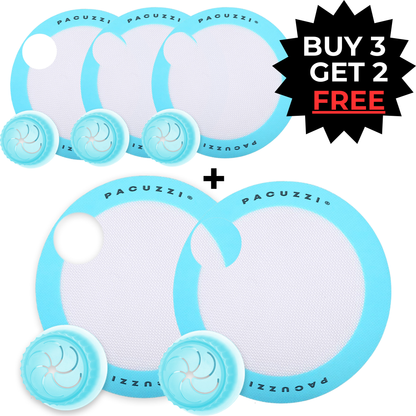 Pacuzzi Silicone Skillet Steamer + Bakers Mat - Bonus Bundle Packs